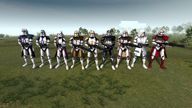 Clones heros - commanders (Phase 2)