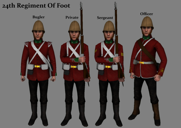 British 24th Regiment Of Foot