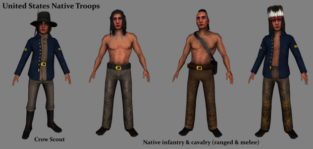 American Native Troops