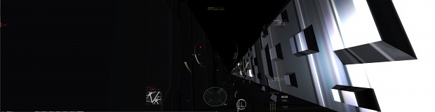 Preliminary screenshot of the Trench Run on the first Death Star. Don't look know but Darth Vader is right behind you.