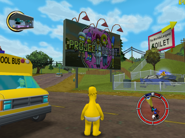 the simpsons hit and run donut mod