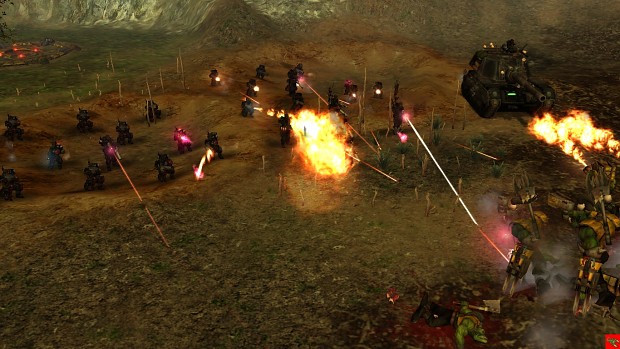 Renegade Forces in a battle situation
