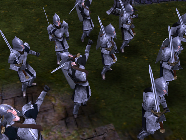 Gondor's Knights and Soldiers are in-game !