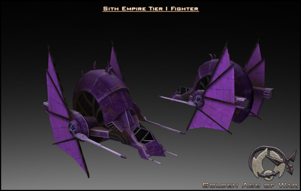 Sith Empire Tier I Fighter Textured