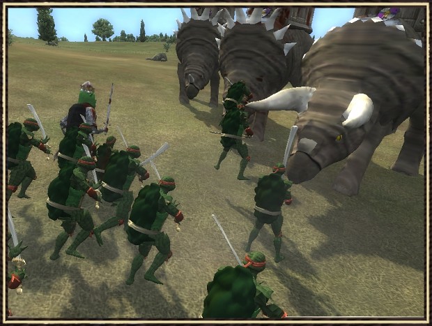 Ceratopsians vs Ninja Turtles