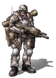 Human Elite Guard Infantry.