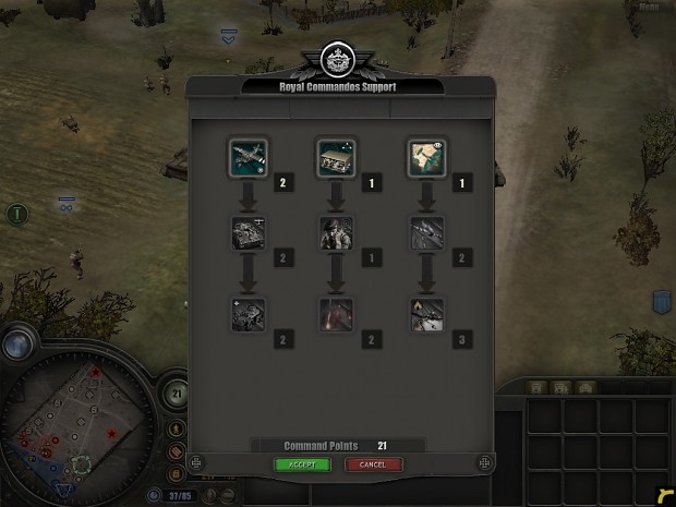 company of heroes opposing front doctrine tree