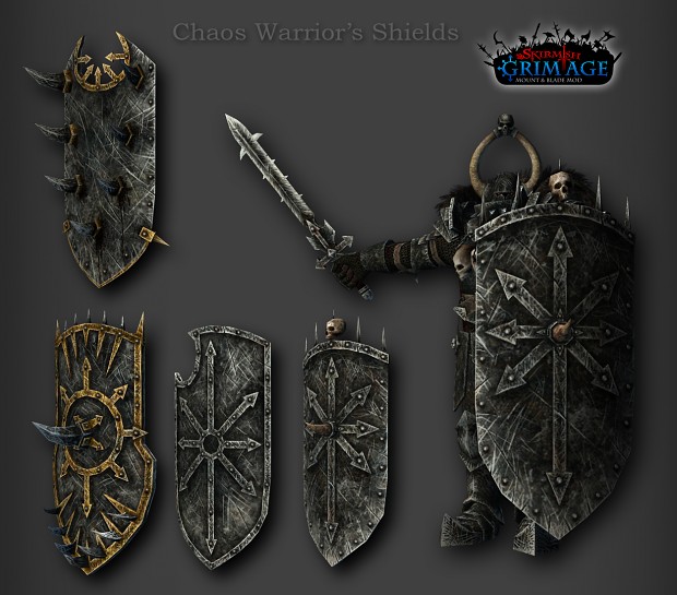 Elite Chaos Warrior's shields