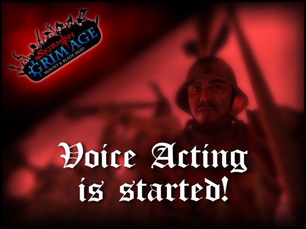 Voice Acting is started!