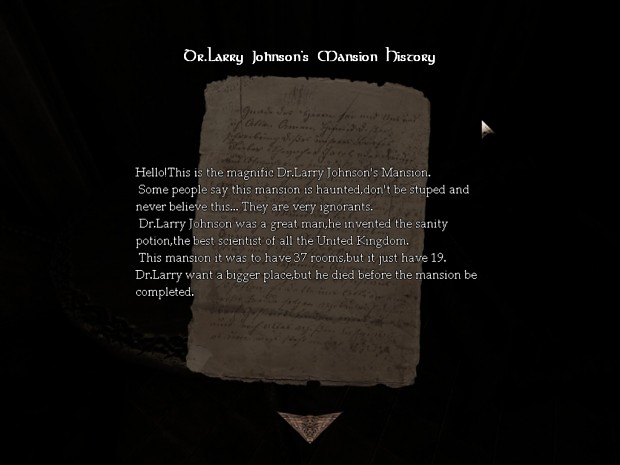 The first note in the game
