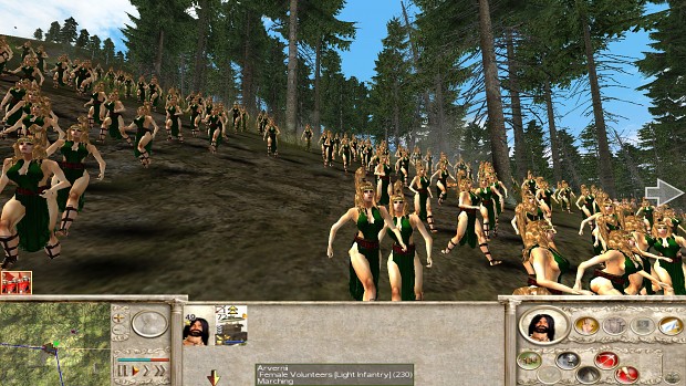 18+ Viewers Only - Amazons Total War, female civis test