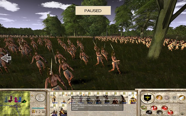 18+ Viewers Only - Amazons Total War, Amazon Spear Warband