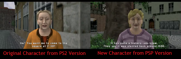 New and old character Comparison