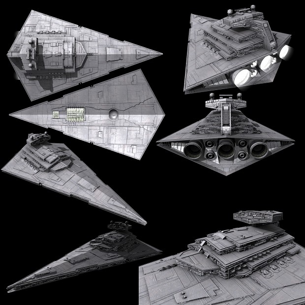Imperial Star Destroyer skinned