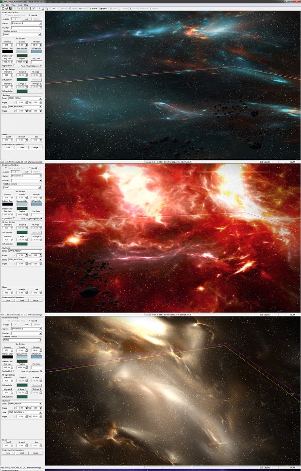Some of the new nebulae