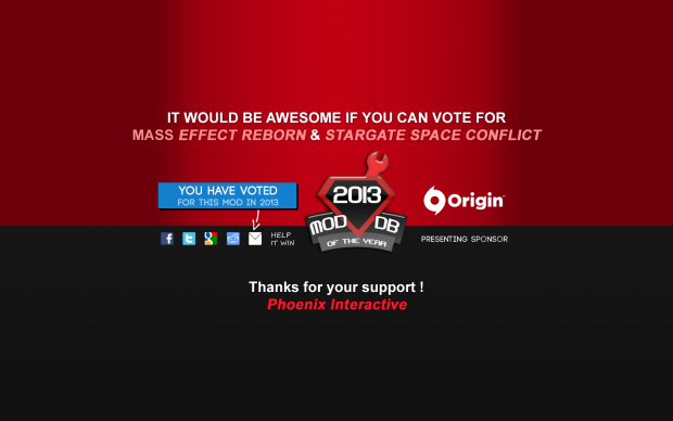 Vote for Mass Effect Reborn !