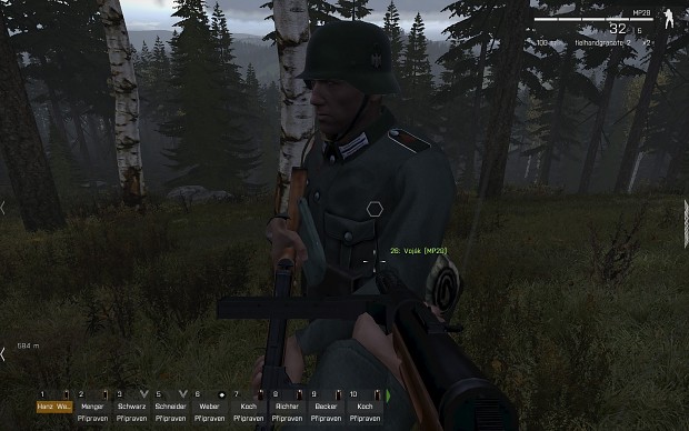 German soldier in game