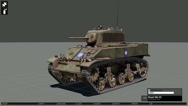 M5A1 Chinese camo