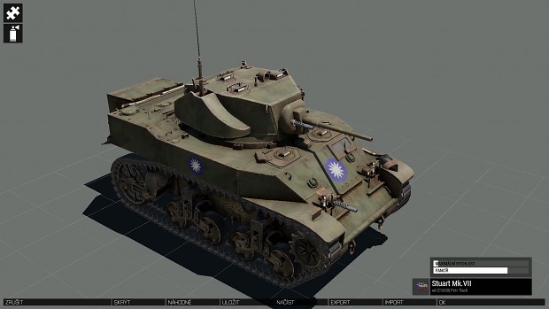 M5A1 Chinese camo