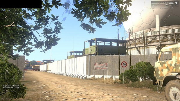 Screenshots of the development