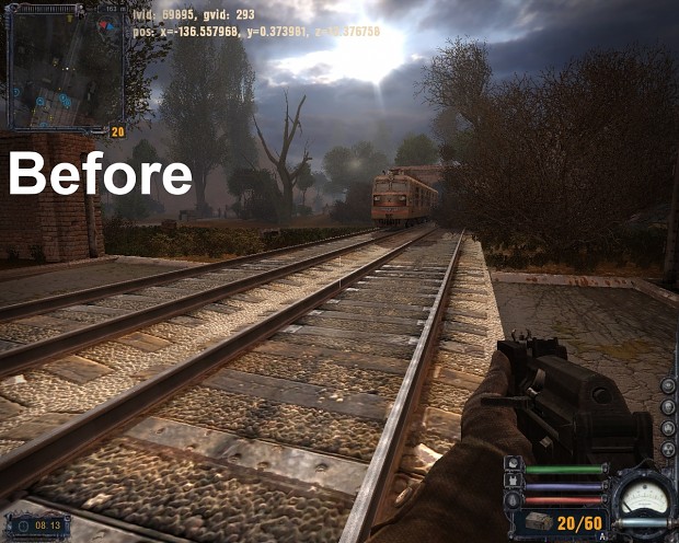 railroad before and after