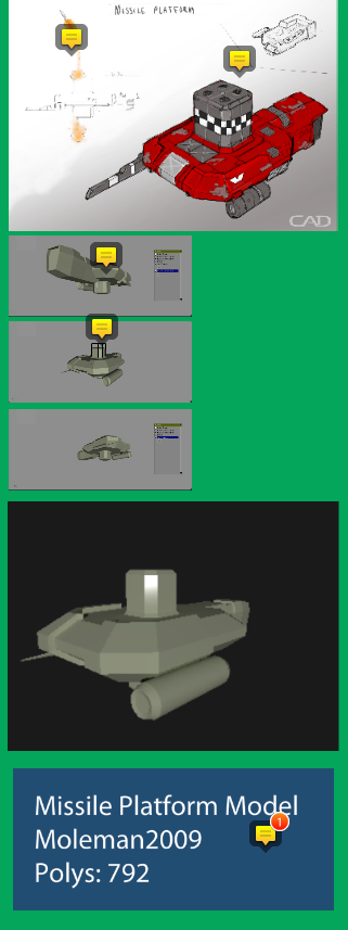 Kane's Missile Platform - Model Development