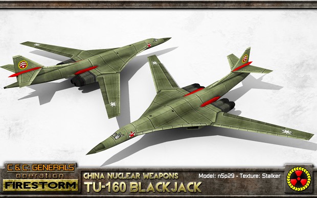 China Tu-160 Blackjack