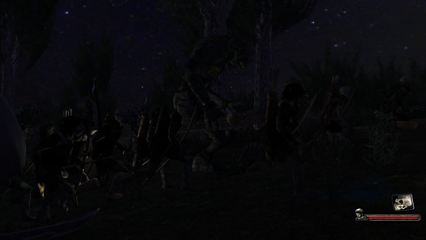 Goblin horde in the night