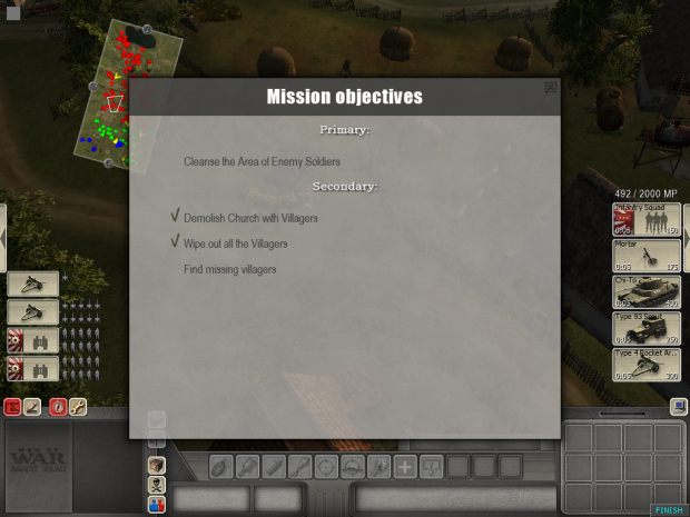 Japanese Mission Objectives