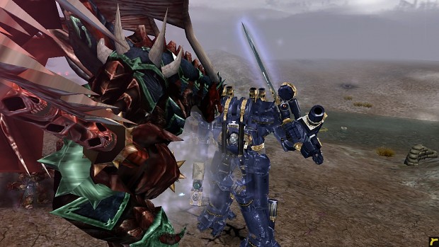 Alpha Legion Angron vs Ultramarine Dreadknight