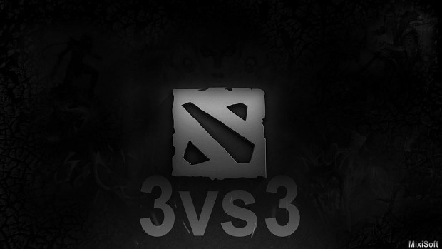 Dota2 remaked 3vs3 logo