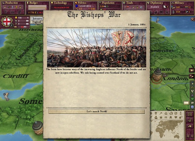 Wars of the Three Kingdoms - The Bishops' War