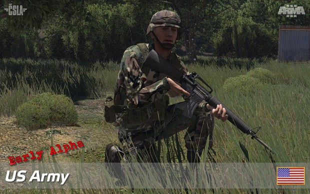 US Army and CSLA riflemen (Early Alpha)