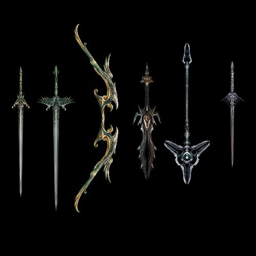 Fantasy Tournament Weapons