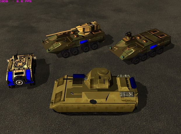 M1126, M1128, M2 Bradley and Humvee