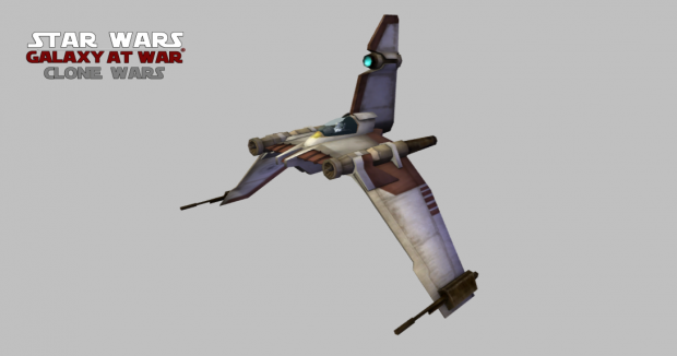 New animation for the V-19 "Torrent" starfighter