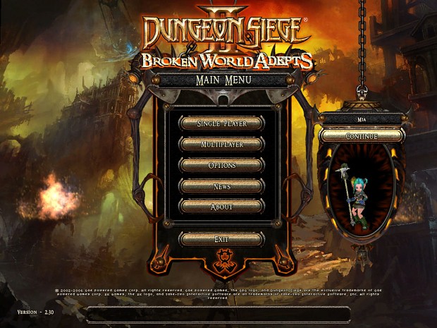 dungeon siege 2 broken world steam