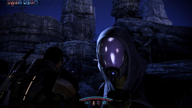 Tali face mod in action