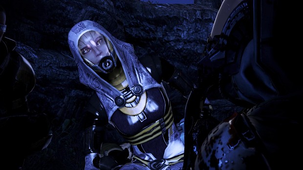 Tali Face Mod in action, bug fix