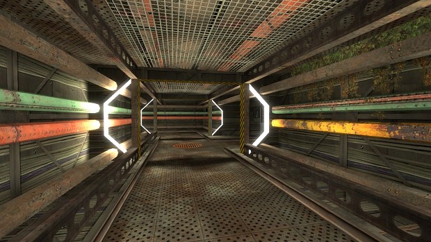 Another hallway for Spacewreck by Hydral