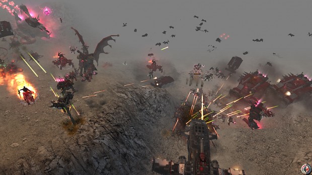 "All the units in the Dawn of war mods should be broken up!"