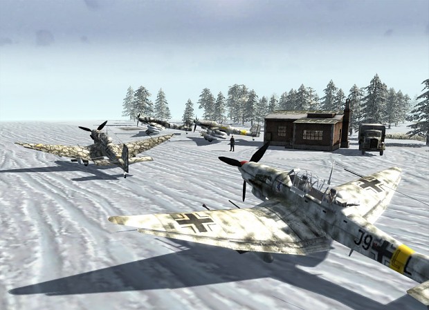 Ju87g-2 with winter camos