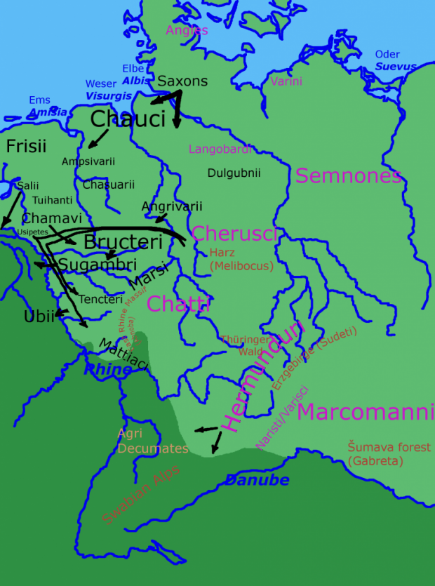 Suevi map