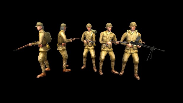 IJA Infantry "Vanilla human skin Model"