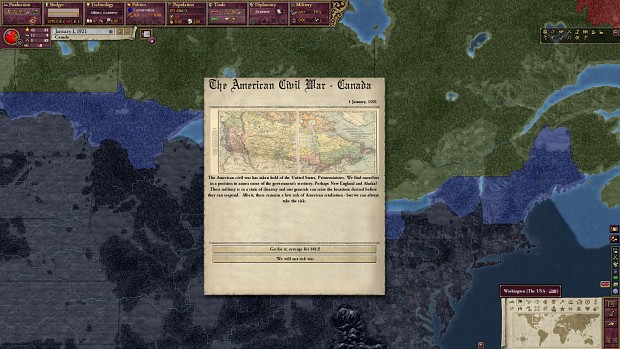 Kaiserreich - American Civil War (Canada)