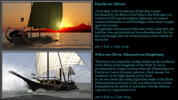 Fleets of Middle-earth: Elves