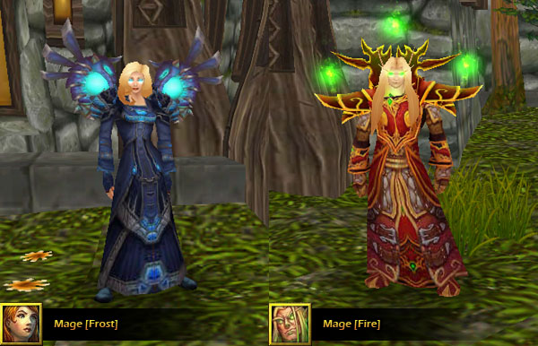 New Frost Mage and Fire Mage
