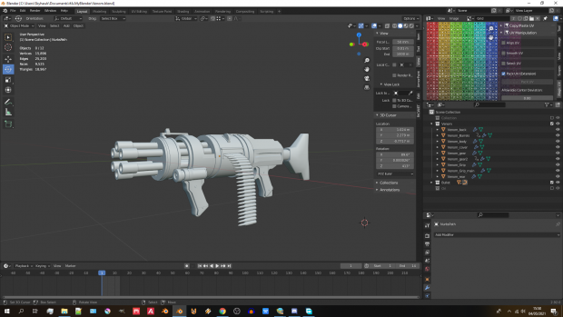 New Venom Gun model made by our new team-mate!