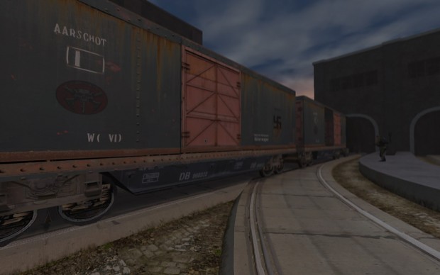 Train and railroad retexture