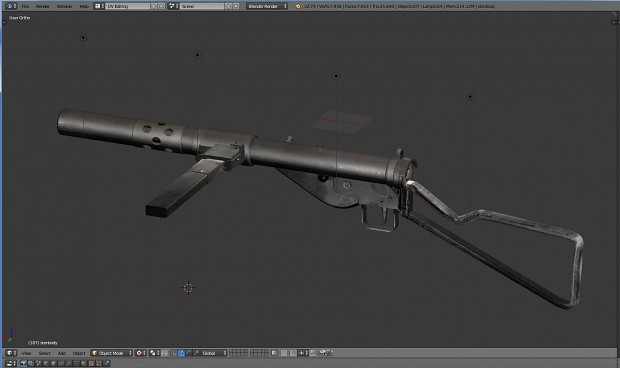 New Sten gun model almost done!